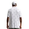 Nike Gents DriFit Par 5 Icon Stack Print Polo Shirt White - Malachite (100)
